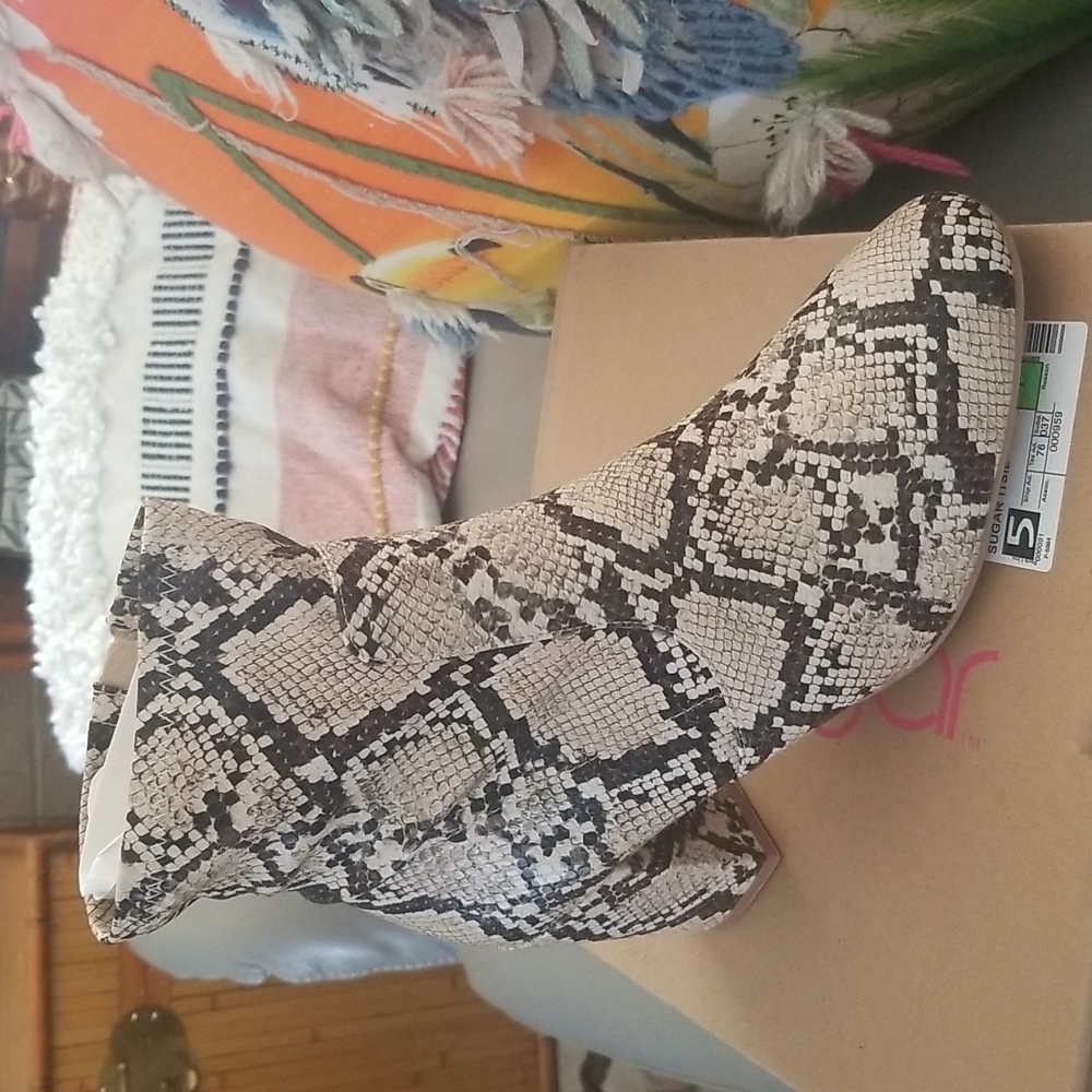 Snakeskin Ankle Boots - Picture 7 of 11